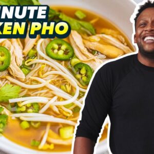 10-minute Chicken Pho Soup Recipe!