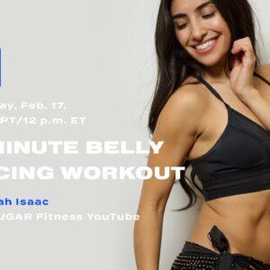 20-Minute Live Belly Dancing Workout With Leilah Isaac
