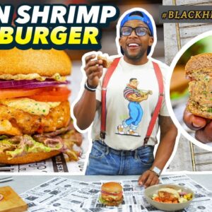 Easy Cajun Shrimp and Crab Burger Recipe