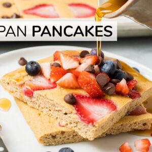 HOW TO MAKE SHEET PAN PANCAKES | keto + paleo recipe