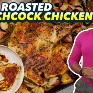 Mediterranean Diet - Herb Roasted Spatchcock Chicken & Veggies