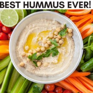 Instant Pot Hummus // AUTHENTIC, SUPER SILKY & CREAMY
