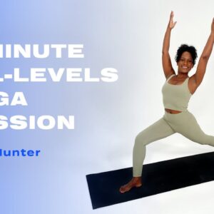 8-Minute All-Levels Yoga Workout With Faith Hunter