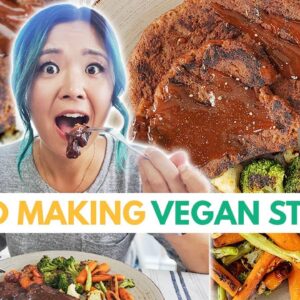 I Tried Making VEGAN STEAK Again...Avant Garde Vegan Recipe