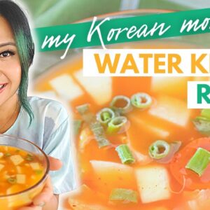 My Korean Mom's VEGAN WATER KIMCHI Recipe (Mul Kimchi / Nabak Kimchi)