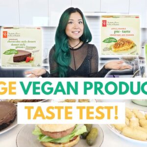 HONEST REVIEW OF VEGAN PRODUCTS (President's Choice Plant Based Taste Test) / Munching Mondays Ep.95
