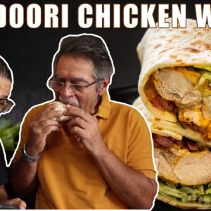 Tandoori Chicken Wrap | Easy and delicious high protein - muscle building meal