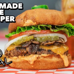 Reimagined 500 Calorie Burger King Cheese Whopper