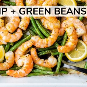 SHRIMP AND GREEN BEANS RECIPE | easy, healthy dinner idea
