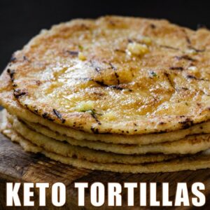 Keto Tortillas | How to make Keto Tortillas with almond flour (ONLY 1 NET CARB)