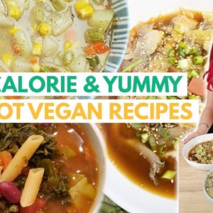 Low Calorie High Protein One Pot Vegan Recipes For Weight Loss (easy vegan meal ideas) #veganuary