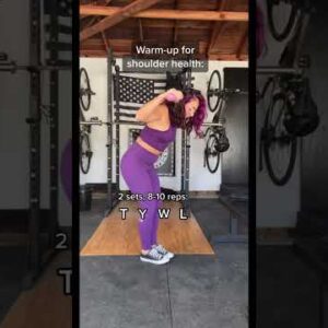 How to Work Out with Bala Bars: Warm Up Your Shoulders with These Exercises | #Shorts