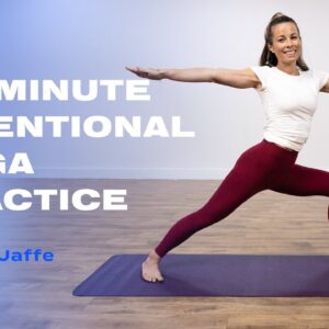 20-Minute Intentional Yoga Practice With Sophie Jaffe | POPSUGAR FITNESS