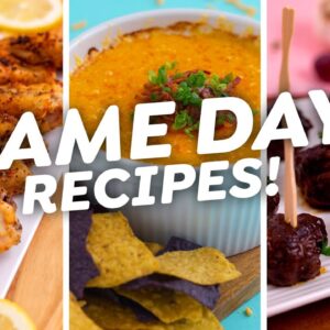 3 Easy Game Day Recipes – Wings, Meatballs & Cheese Dip!