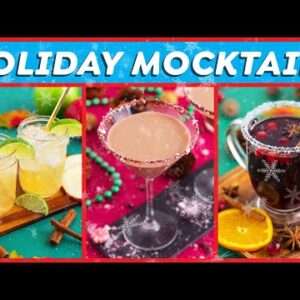 4 Homemade Christmas Mocktails