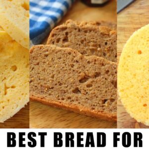 BEST BREAD FOR THE KETO DIET - 3 Easy recipes!!!