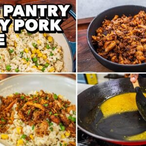 Food Pantry: Turning Canned Goods into Crispy Pork & Rice Recipe