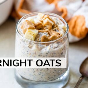OVERNIGHT OATS RECIPE | for weight loss