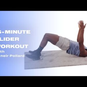 15-Minute Glider Legs and Core Workout With Supernatural Coach Raneir Pollard