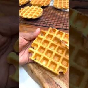 Make Ahead Waffles #shorts #waffle #waffles #wafflesrecipe #recipe