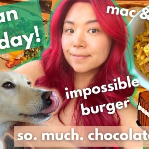 What I Ate in a Day | Vegan TREAT DAY & TASTE TEST