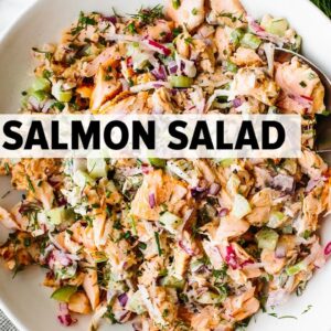 SALMON SALAD | if you like my tuna salad recipe, you'll LOVE this salmon salad recipe!