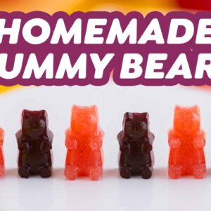 Homemade Gummy Bears 2 Ways – Jello vs. Real Fruit!