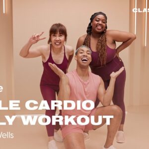 10-Minute Thanksgiving Family Cardio Workout With Jayen Wells | POPSUGAR FITNESS