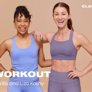 15-Minute HIIT Workout With Jenna Willis and Liza Koshy | POPSUGAR FITNESS