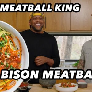 Michael Chernow's Bison Meatballs & Paleo Pasta