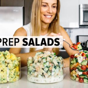3 Easy MEAL PREP Ideas for Summer Salad Recipes