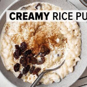 Creamy RICE PUDDING Is The Perfect Winter Dessert!