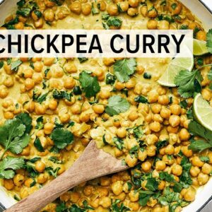 CHICKPEA CURRY | Easy Vegan Curry Recipe!
