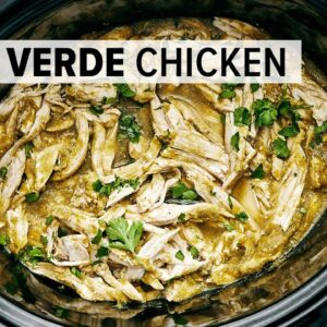 CROCKPOT SALSA VERDE CHICKEN | Easy Slow Cooker Chicken Recipe