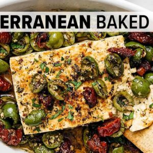 MEDITERRANEAN BAKED FETA | A Seriously Good Appetizer Recipe!